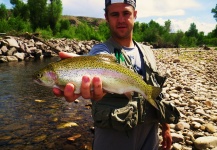 Bryant Bullock 's Fly-fishing Picture of a Rainbow trout – Fly dreamers 
