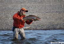  Foto de Pesca con Mosca de Trucha marrón por Matias Curuchet – Fly dreamers 