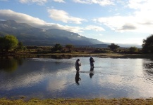  Una Interesante foto de Situación de Pesca con Mosca por Teotimo Becu