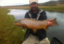 Fly-fishing Pic of Brown trout shared by Fernando Cassanello – Fly dreamers 
