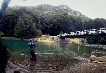  Situación de Pesca con Mosca de brown trout– Foto por Juan Dogan en Fly dreamers