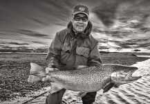 Fabian Anastasio 's Fly-fishing Pic of a Brown trout – Fly dreamers 