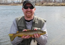  Imagen de Pesca con Mosca de Trucha marrón compartida por Brady Fackrell – Fly dreamers