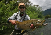 Fly-fishing Photo of Brown trout shared by Hernan Lepeley – Fly dreamers 