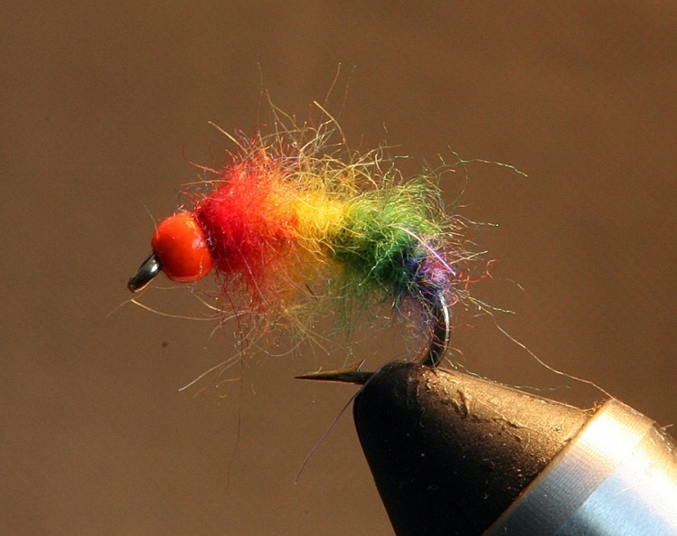 Rainbow - a fly for fishing in low visibility situations