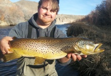 Shane Ritter 's Fly-fishing Pic of a Brown trout – Fly dreamers 