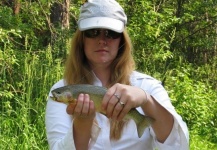 Nicole Morgan 's Fly-fishing Picture of a Rainbow trout – Fly dreamers 