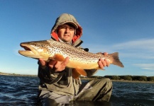 Oscar Guevea 's Fly-fishing Catch of a Brown trout – Fly dreamers 