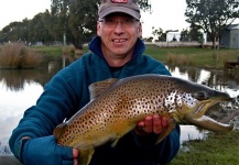  Foto de Pesca con Mosca de Trucha marrón compartida por Brett Smith – Fly dreamers