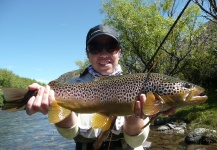 Fly-fishing Pic of Brown trout shared by Marcelo Ziegler – Fly dreamers 