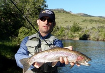 Fly-fishing Pic of Rainbow trout shared by Ezequiel Lemos – Fly dreamers 