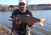 Johnathon Spens 's Fly-fishing Picture of a Rainbow trout – Fly dreamers 