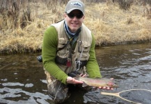 Greg McCrimmon 's Fly-fishing Catch of a Rainbow trout – Fly dreamers 