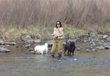 Fishing with my dogs