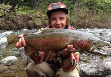 Blake Hunter 's Fly-fishing Photo of a Rainbow trout – Fly dreamers 