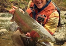 Blake Hunter 's Fly-fishing Pic of a Rainbow trout – Fly dreamers 