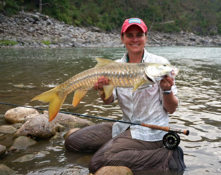 Golden Mahseer on the Mahakali River, India (April 2013)...truly the fish of 1,001 casts. 
