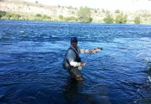 With ''Littleleaf guide service'' in Warm springs, oregon, on the deschutes river.