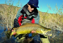 Luciano Saldise 's Fly-fishing Pic of a Brown trout – Fly dreamers 