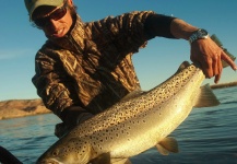  Imagen de Pesca con Mosca de Trucha marrón compartida por Niccolo Baldeschi Balleani – Fly dreamers