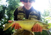Renaud Allias Titi 's Fly-fishing Pic of a Brown trout – Fly dreamers 