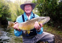 Eugene DeFOUW 's Fly-fishing Catch of a Brown trout – Fly dreamers 
