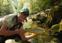  Fotografía de Pesca con Mosca de Trucha marmorata por Niccolo Baldeschi Balleani – Fly dreamers 