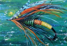 Fly Fishing Artwork by Christina Deubel
