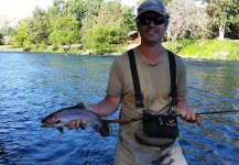 Abram ,with action at the deschutes river in oregon.