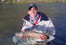 Patricio Churruarin 's Fly-fishing Image of a Brown trout – Fly dreamers 