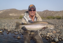 Fly-fishing Pic of Brown trout shared by Adrian Andres Mahia Gargantini – Fly dreamers 