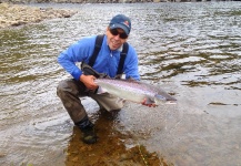 Martin Arcand 's Fly-fishing Photo of a Atlantic salmon – Fly dreamers 