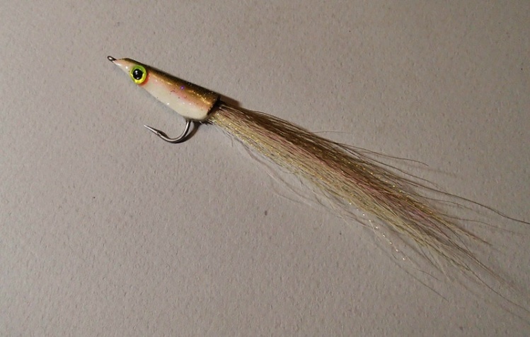 A Crease Slider, a floating fly for striped bass here in the NE of the US.  Easy to make fun to fish.