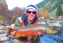 Blake Hunter 's Fly-fishing Image of a Brown trout – Fly dreamers 
