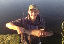Joey Jordan 's Fly-fishing Catch of a Rainbow trout – Fly dreamers 