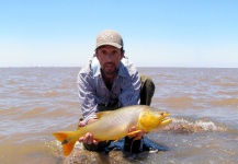 Franco Rossi 's Fly-fishing Photo of a Golden Dorado – Fly dreamers 