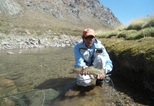 Nice Fly-fishing Situation of Rainbow trout shared by German Marsano 