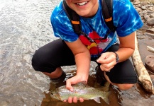 Pancho Winter 's Fly-fishing Photo of a Rainbow trout – Fly dreamers 