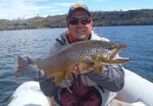  Fotografía de Pesca con Mosca de Trucha marrón compartida por Adrian Andres Mahia Gargantini – Fly dreamers