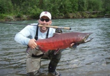 Vance Andersen 's Fly-fishing Photo of a King salmon – Fly dreamers 