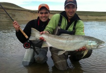  Foto de Pesca con Mosca de Trucha marrón por Andres Facio – Fly dreamers 