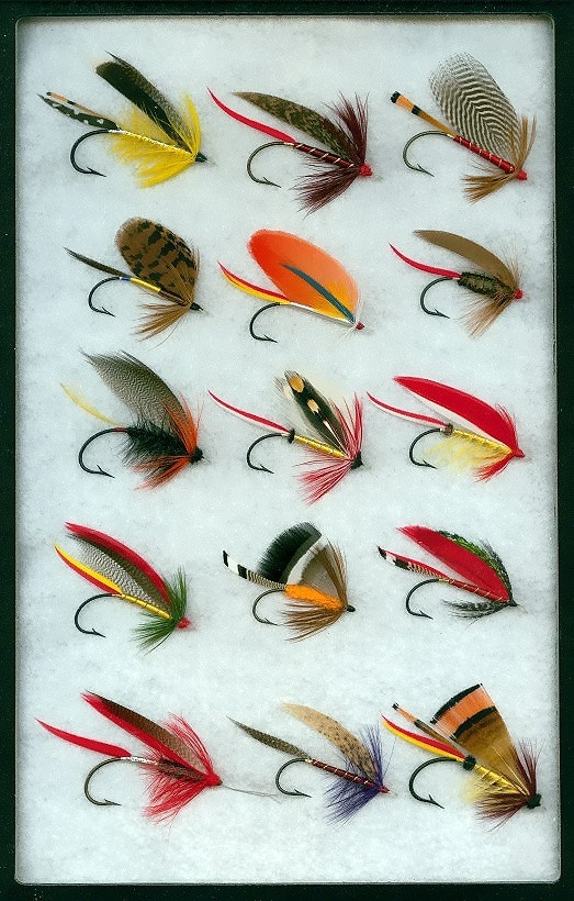 All around flies for Trout and Bass from post 1850's - North America