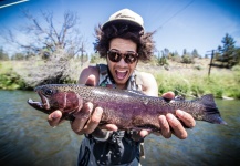  Fotografía de Pesca con Mosca de Trucha arcoiris por Austin Leonard – Fly dreamers