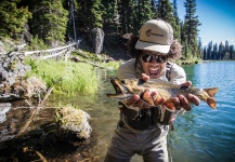  Fotografía de Pesca con Mosca de Trucha de arroyo o fontinalis compartida por Austin Leonard – Fly dreamers