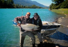 Fly-fishing Picture of King salmon shared by Chucao Fishing Lodges – Fly dreamers