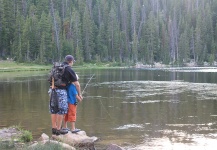 Nice Fly-fishing Situation of Tiger Trout shared by Hyrum Weaver 