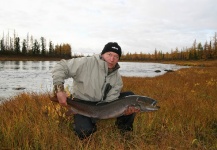 Nikolay Rudnev 's Fly-fishing Catch of a Taimen – Fly dreamers 