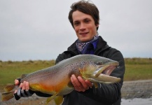 Nicolas  Werning 's Fly-fishing Picture of a Brown trout – Fly dreamers 