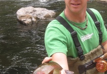 Jeffrey Meyer 's Fly-fishing Image of a Rainbow trout – Fly dreamers 