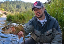 Andrew Nevins 's Fly-fishing Photo of a Rainbow trout – Fly dreamers 